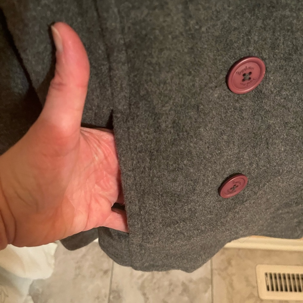 LAST CHANCE | Boden Wool Double Breasted Peacoat in Gray - Picture 5 of 9